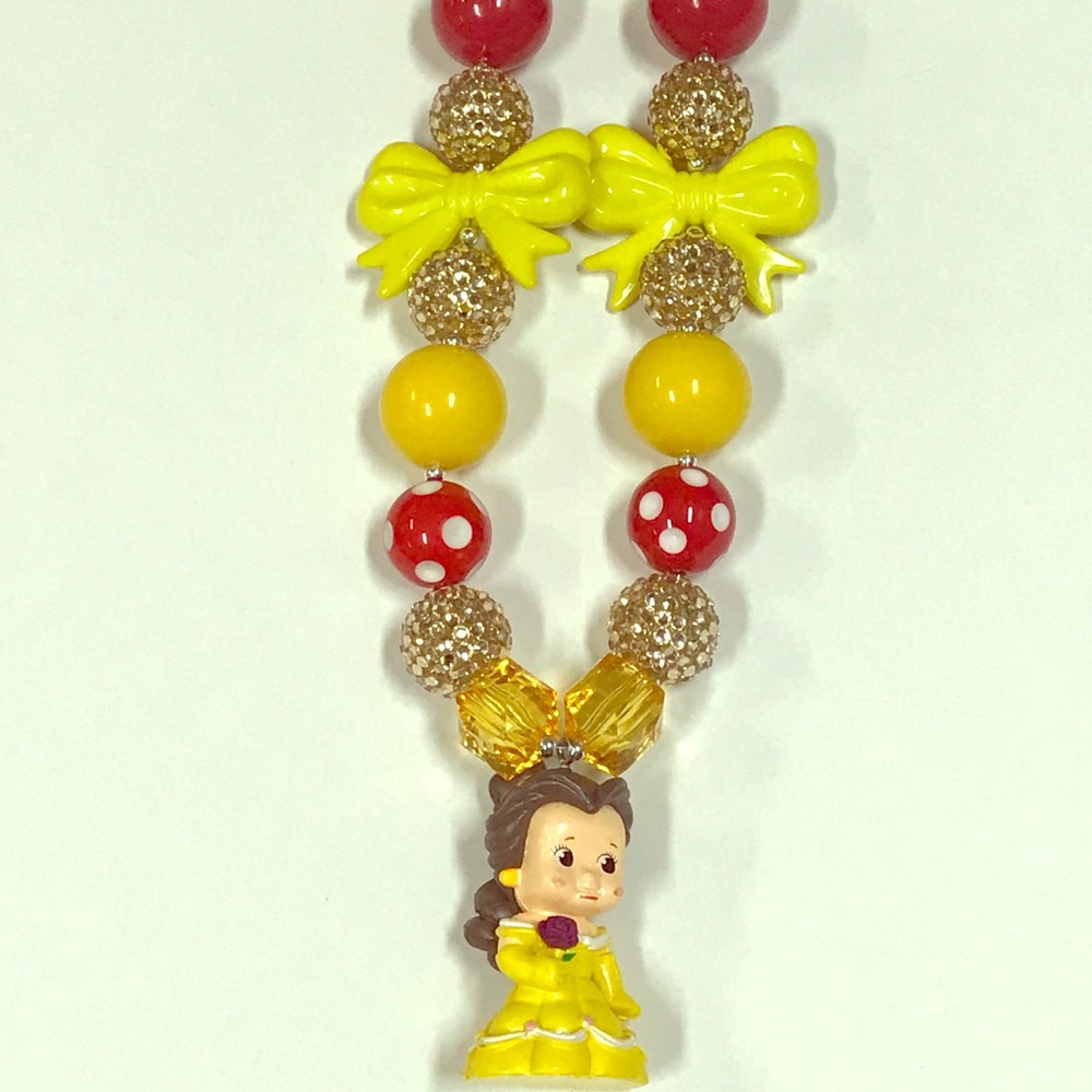Disney belle necklace